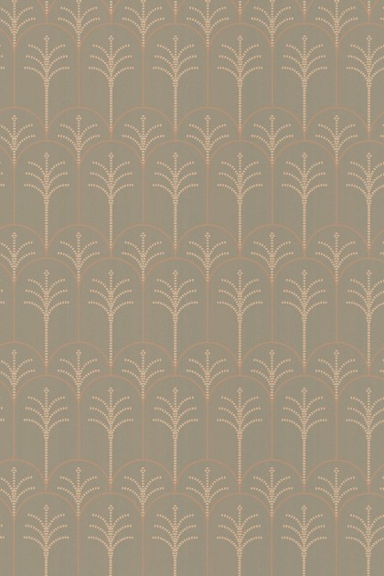 Majvillan 172-03 Lolo Bay Tree Green - tapeta w stylizowaną roślinność