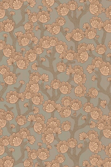 Majvillan 165-03 Beachy Breeze Bay Tree Green - tapeta w liście miłorzębu