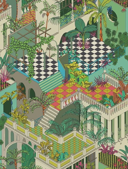 Tapeta Cole & Son Geometric II 105/4017 Miami