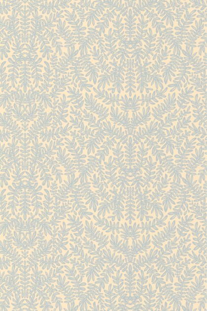 Majvillan 164-01 French Blond Sea Breeze Blue - tapeta w gałązki i liście