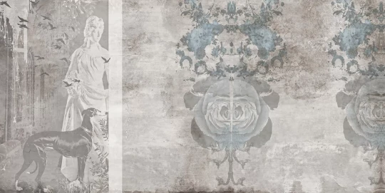 Tecnografica 55718-1 Collaborations The Sisters Epika Dream Grey - mural w antyczną rzeźbę