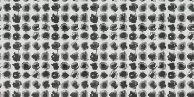 Tecnografica 80662-1B Collaborations Mauricio Lara Abstracto Black and White B - mural w kropki