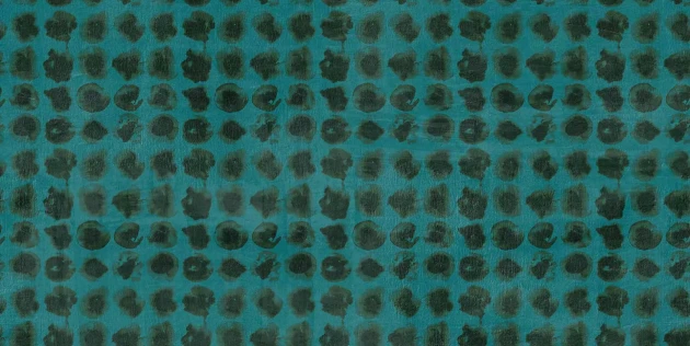 Tecnografica 80662-3B Collaborations Mauricio Lara Abstracto Teal B - mural w kropki