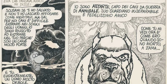 Tecnografica 75762-1 Collaborations Andrea Pazienza Astarte Io Sono Astarte Originale - mural w komiksowy wzór