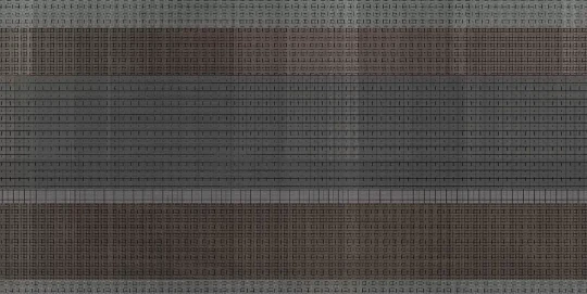 Tecnografica 77267-3 Collaborations Massimo Iosa Ghini Digital Tapestry Brown - mural w geometryczny wzór