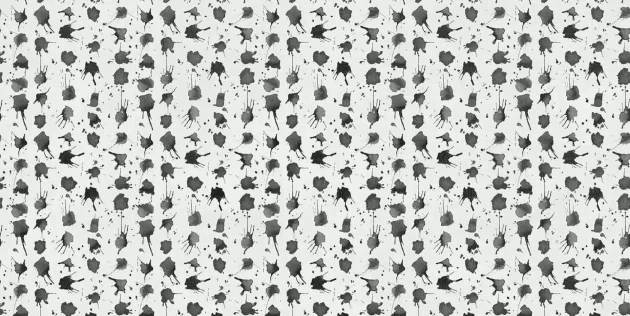 Tecnografica 80573-1A Collaborations Mauricio Lara Expresiones Black and White - mural w abstrakcyjny wzór