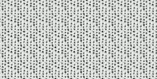 Tecnografica 80573-1B Collaborations Mauricio Lara Expresiones Black and White - mural w abstrakcyjny wzór