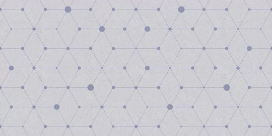 Tecnografica 56702-5A Collaborations The Sign Dot Positive Petroleum Blue A - mural w geometryczną siatkę i kropki