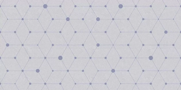 Tecnografica 56702-5A Collaborations The Sign Dot Positive Petroleum Blue A - mural w geometryczną siatkę i kropki