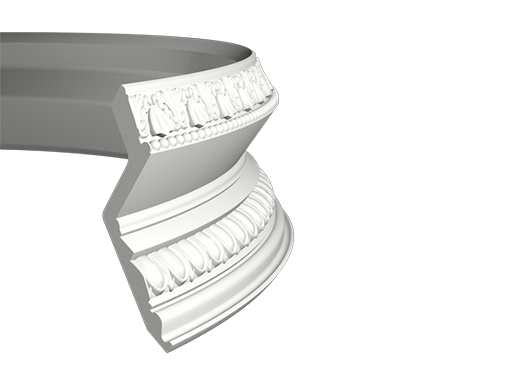 Listwa sufitowa Gaudi 1.50.137F Flex elastyczna