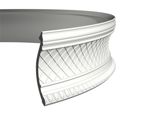 Listwa sufitowa Gaudi 1.50.138F Flex elastyczna