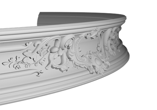 Listwa sufitowa Gaudi 1.50.252F Flex elastyczna