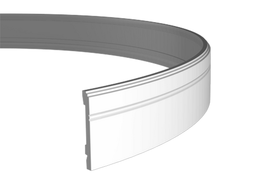 Listwa podłogowa Gaudi 1.53.103F Flex elastyczna