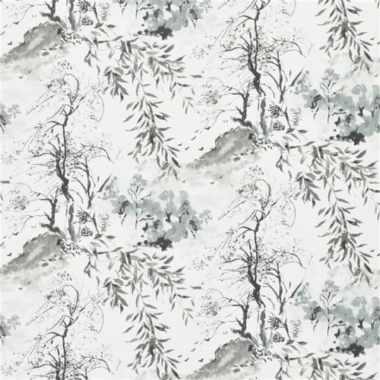 Tapeta Designers Guild Shanghai Garden PDG651/04 WINTER PALACE - GRAPHITE