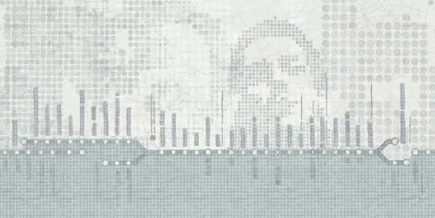 Tecnografica 78442-8 Art Cities Milan Calling Denim Stone Washed - mural w motyw Mediolanu