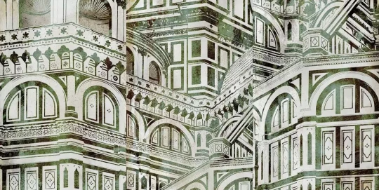 Tecnografica 78629-2 Art Cities Firenze Duomo Green - mural w katedrę florencką