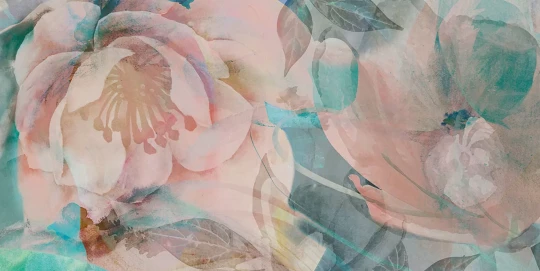 Tecnografica 54807-1 Bioliving Juliet Spring - mural w duże kwiaty