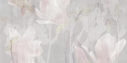Tecnografica 63213-2 Bioliving Magnolia Light - mural w magnolie i paski