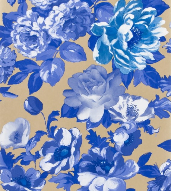 Tapeta Designers Guild Alexandria P620/05 ROSEUS - INDIGO