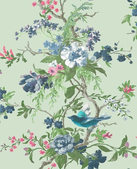 Graham & Brown 107874 Explorer - tapeta w kwiaty i ptaki