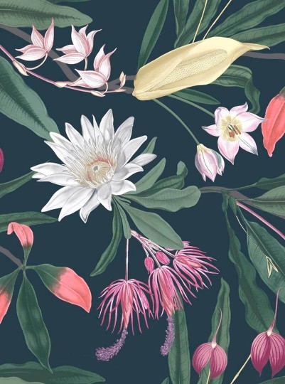 Graham & Brown 107601 Explorer - tapeta w egzotyczne kwiaty