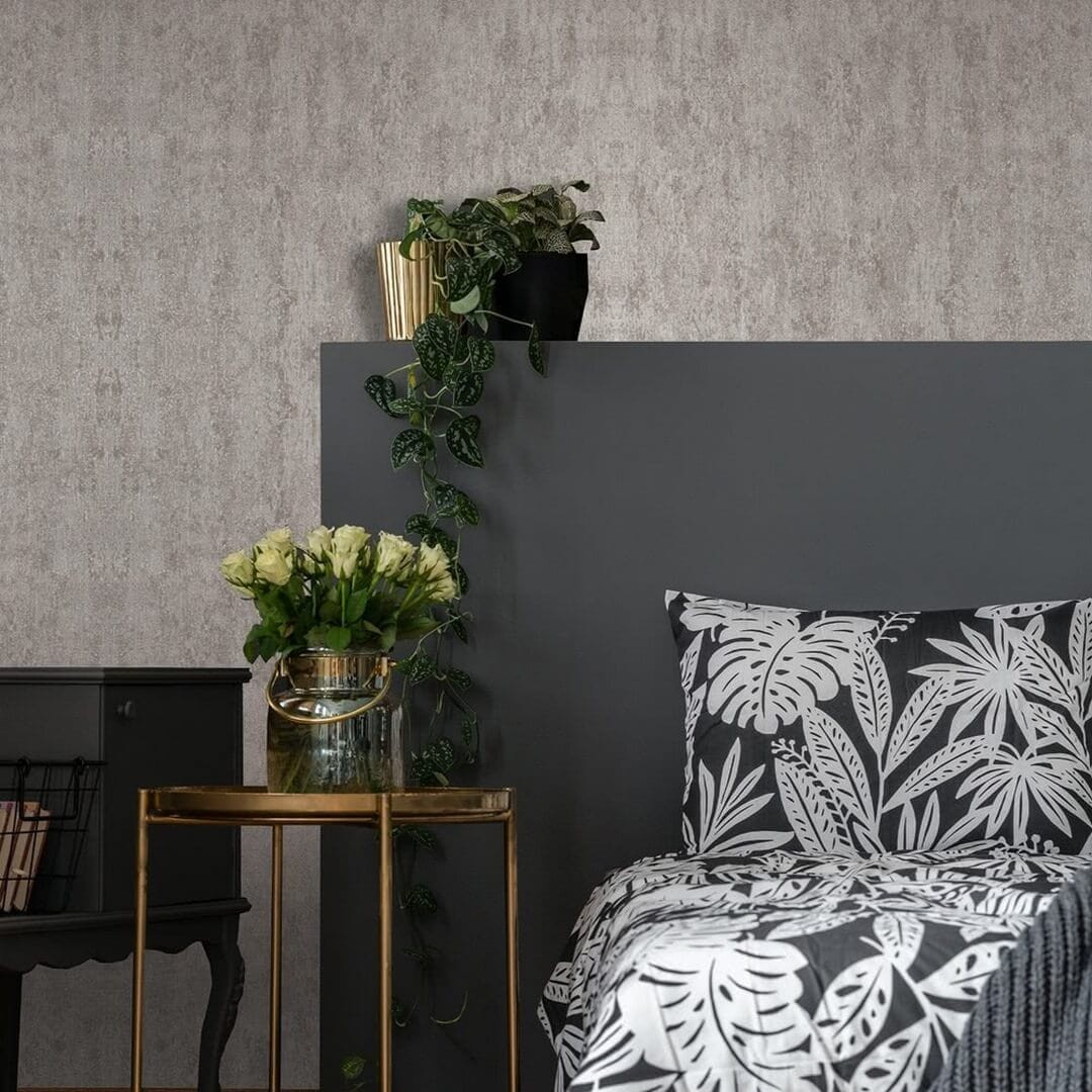 Graham & Brown 104955 Secret Garden - metaliczna tapeta z efektem przetarć