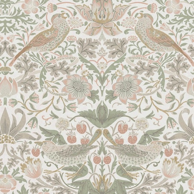 Graham & Brown 124233 William Morris At Home - tapeta w ptaki i roślinne ornamenty