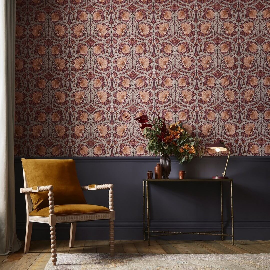 Graham & Brown 124239 William Morris At Home - tapeta w roślinny ornament