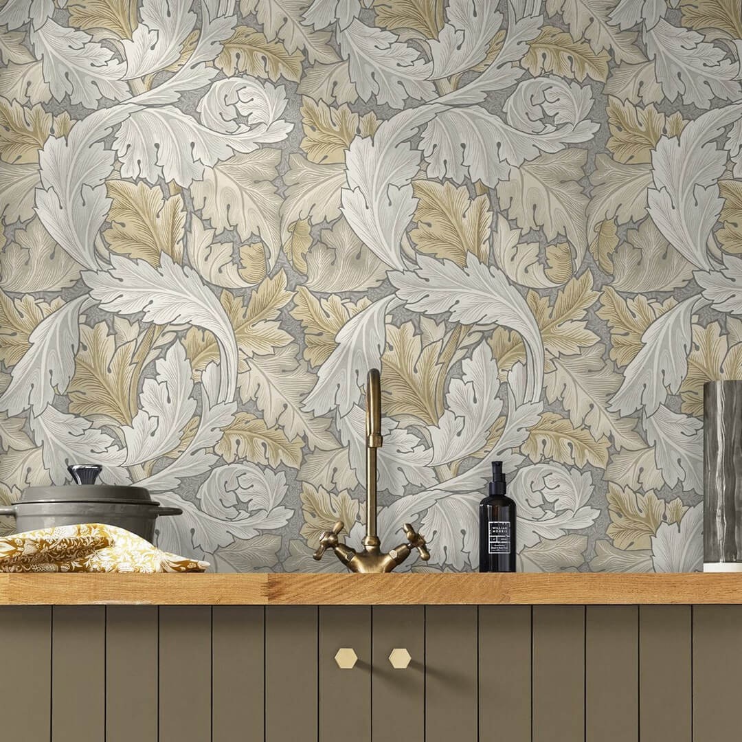 Graham & Brown 124226 William Morris At Home - tapeta w liście akantu