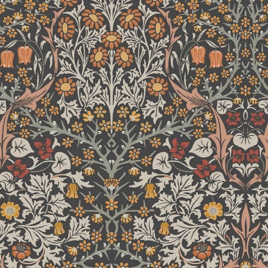 Graham & Brown 124250 William Morris At Home - tapeta w stylizowane liście i kwiaty