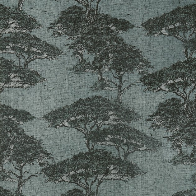 Thibaut T24434 Yutori Torrey Pines Mineral - tapeta z lnianej siatki w sosny pinie