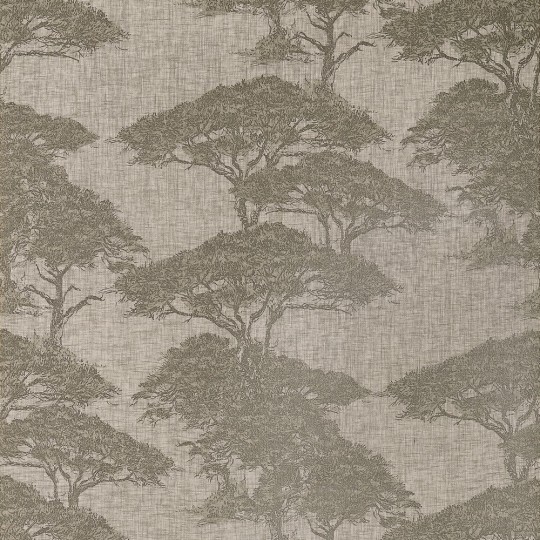 Thibaut T24435 Yutori Torrey Pines Beige and Black - tapeta z lnianej siatki w sosny pinie