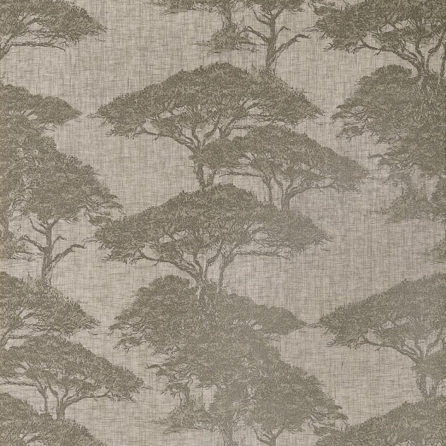 Thibaut T24435 Yutori Torrey Pines Beige and Black - tapeta z lnianej siatki w sosny pinie