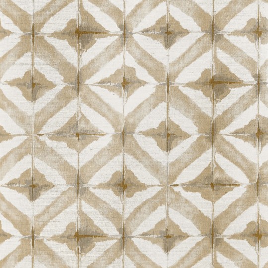 Thibaut T24444 Yutori Water Blocks Beige - geometryczna tapeta z sizalu