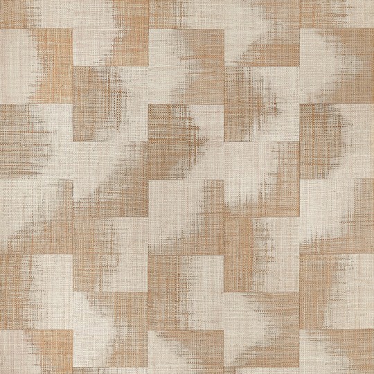 Thibaut T24431 Yutori Raffia Square Beige - tapeta z rafii w kwadraty
