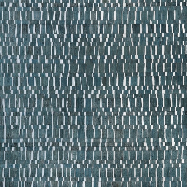 Thibaut T24428 Yutori Namonaki Mineral - tapeta w mozaikowy wzór z łodygi hiacyntu