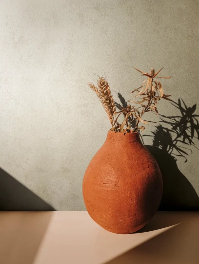 Marburg 34607 Terra - tapeta na bazie gliny imitująca beton