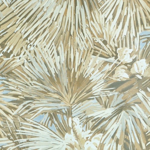 Thibaut T34009 Texture Resource 9 Palmier Beige - tapeta w liście palm