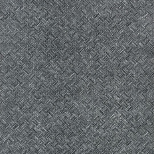 Thibaut T34065 Texture Resource 9 Saddle Weave Black and Silver - tapeta w splot koszykowy
