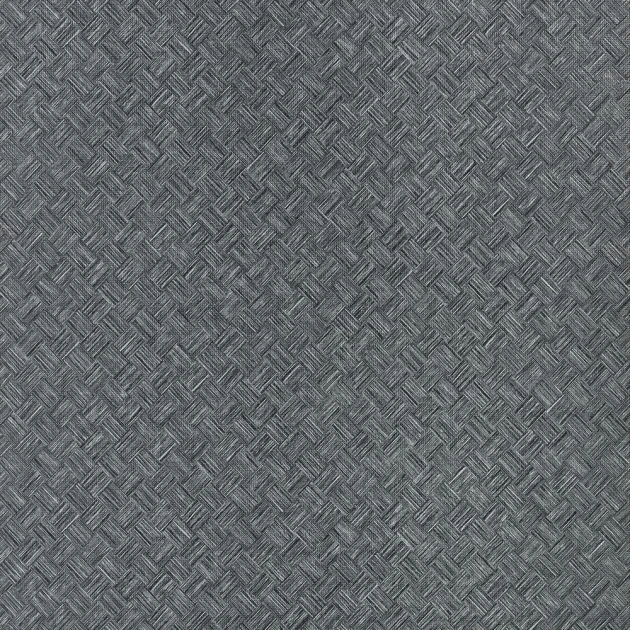Thibaut T34065 Texture Resource 9 Saddle Weave Black and Silver - tapeta w splot koszykowy