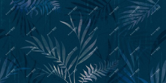 Inkiostro Bianco INKDRRU2303 Inediti Serie 05 Colorello - mural w egzotyczne liście