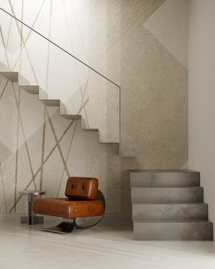 Inkiostro Bianco INKVBRA2303 Inediti Serie 05 Trame - mural geometryczny