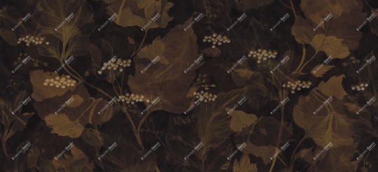 Inkiostro Bianco INKDSBU2505 Inediti Serie 05 Yume - mural w duże liście