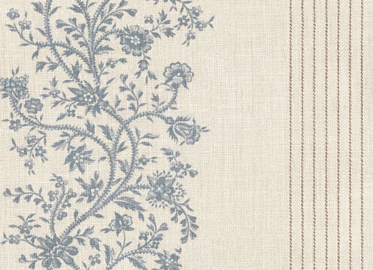 Sandberg S10823 Rosa & Friends Natalie Blue - tapeta w kwiatowe girlandy