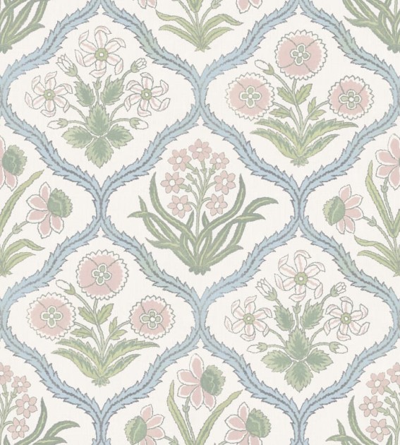 Sandberg S10827 Rosa & Friends Rosa Pastel - tapeta w kwiaty