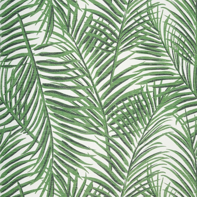 Thibaut T13117 Summer House West Palm Emerald Green - tapeta w liście palm