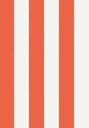 Thibaut T13133 Summer House Summer Stripe Coral - tapeta w paski