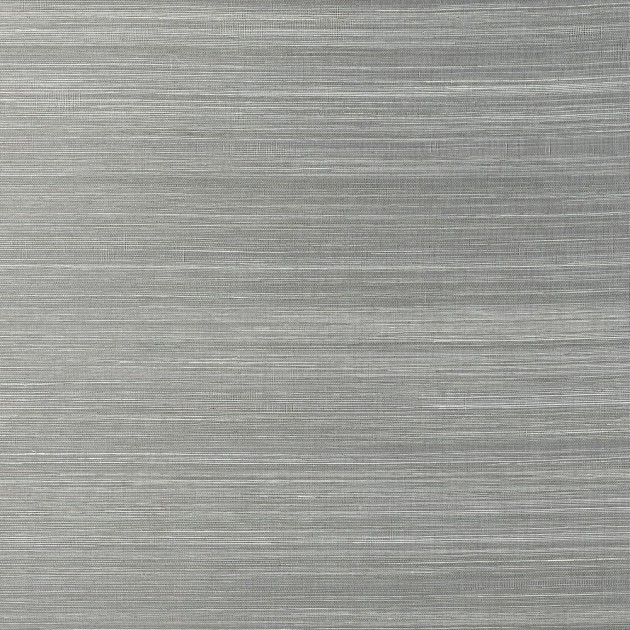 Thibaut T19665 Grasscloth Resource 6 Windward Sisal Steel - tapeta z sizalu w prążki