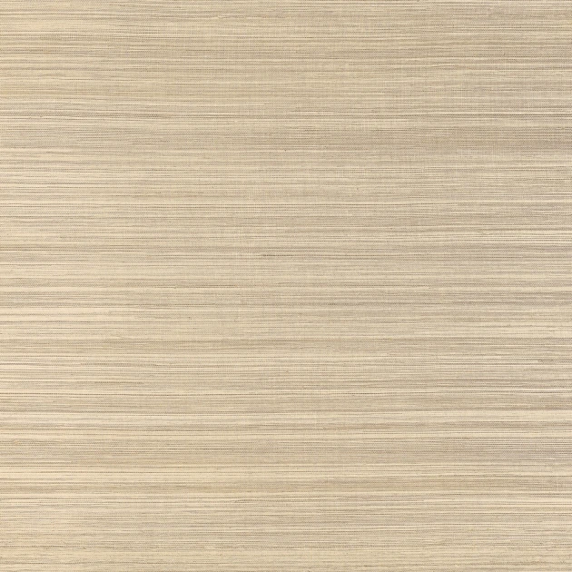 Thibaut T19678 Grasscloth Resource 6 Windward Sisal Taupe - tapeta z sizalu w prążki