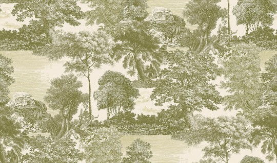 Khroma DGSAL1032-260 Amazone Salcey Olive - mural w leśny krajobraz